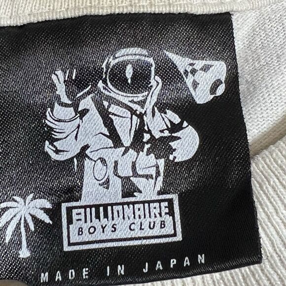 Vtg Billionaire Boys Club Made in Japan T-Shirt Size Small Rare (FLAWED/STAINED) - Picture 12 of 14